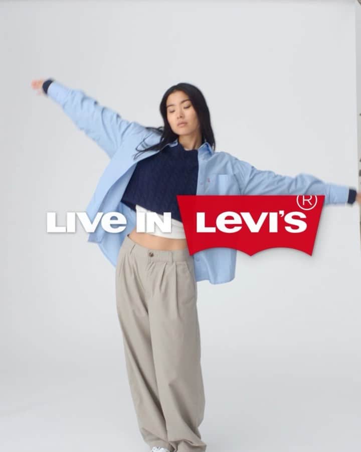 あゆみテレサのインスタグラム：「New work @levis @ntropic ❤️」
