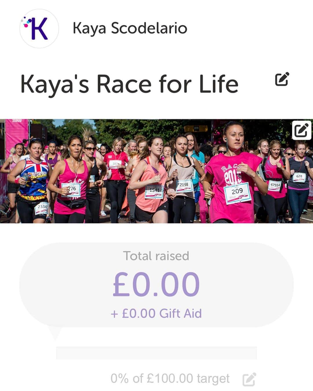 カヤ・スコデラリオのインスタグラム：「Cancer is happening right now, which is why I'm taking part in a Race for Life 10k to raise money and save lives.   My friends and I have all been effected by cancer in the last few years.   Together we have decided to join the Race For Life in order to raise as much money as possible for Cancer research UK. We may not be athletes, but our hearts and minds are committed to doing our very best. Your support is much appreciated.    1 in 2 people will be diagnosed with cancer in their lifetime. Every single pound you donate makes a difference to Cancer Research UK’s groundbreaking work, so please sponsor me now.  Promise to update you with pictures of us attempting to train (ie. Throwing up/pooping ourselves behind various bushes in north London)   Link in bio 🤍」