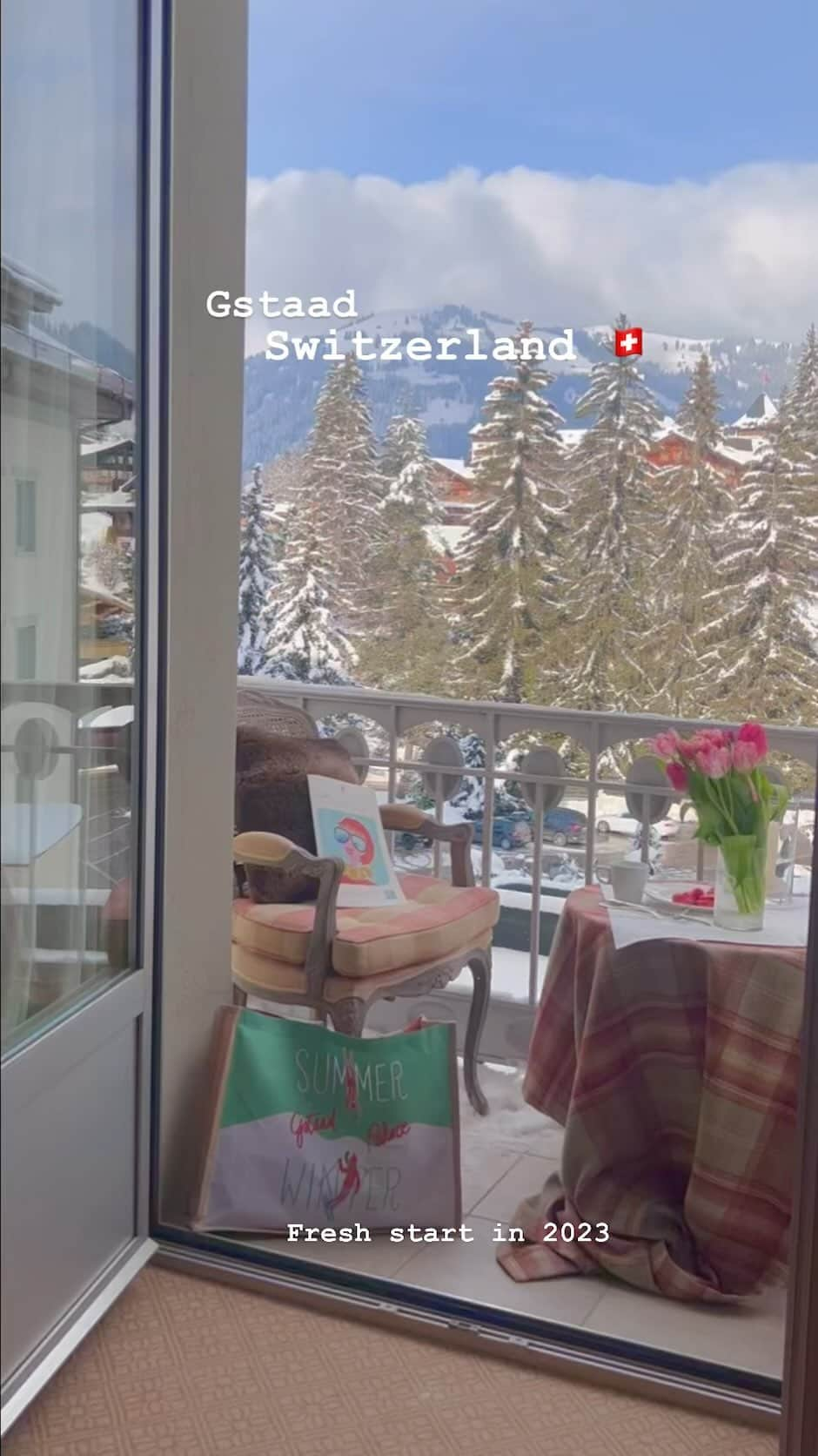 Laraのインスタグラム：「Fresh start in 2023❄🇨🇭🇨🇭 Play hard Work hard  今年も私らしく頑張ります！」