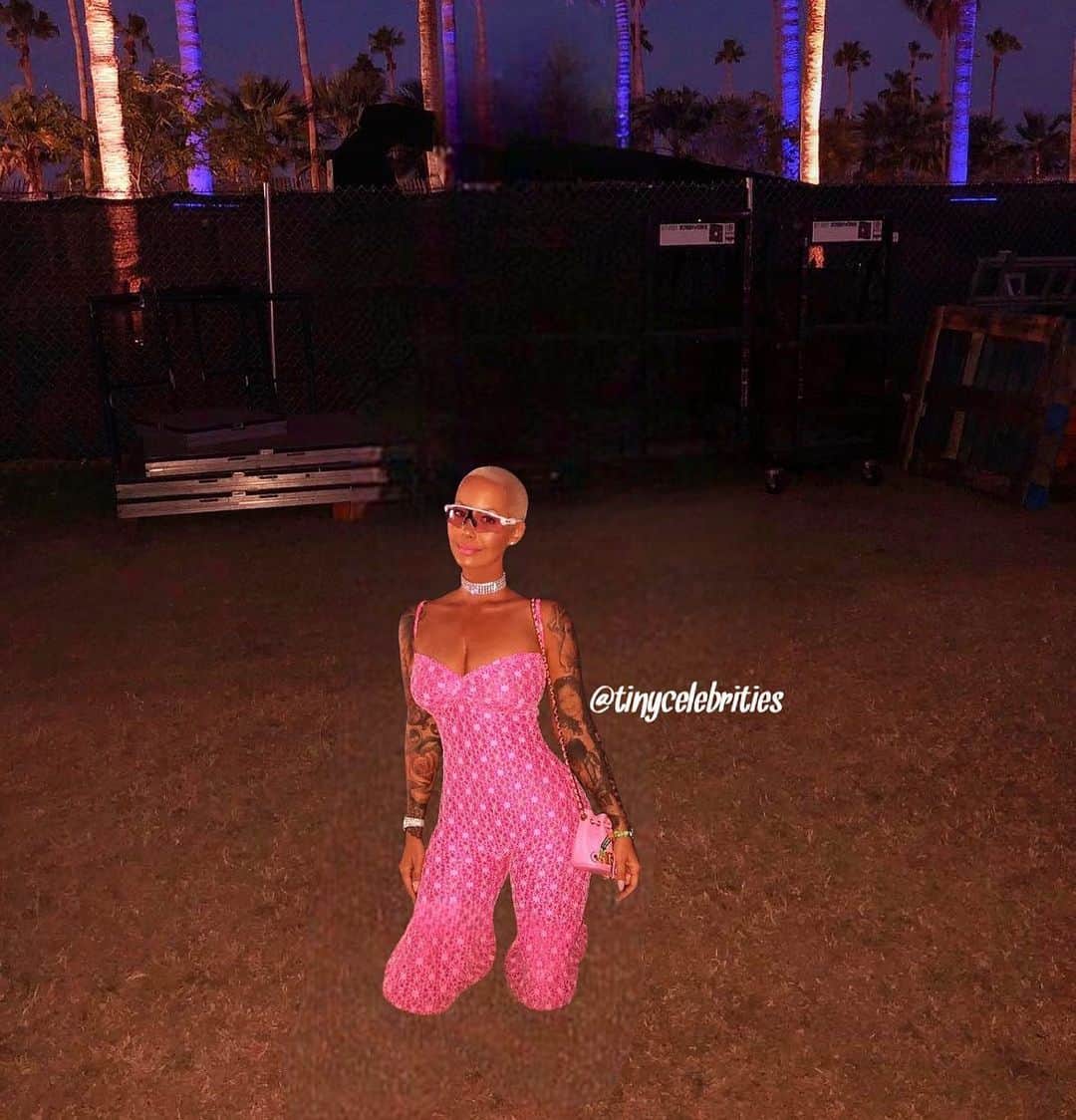 アンバー・ローズのインスタグラム：「who wants to be tiny 😂 dm me @tinycelebrities」