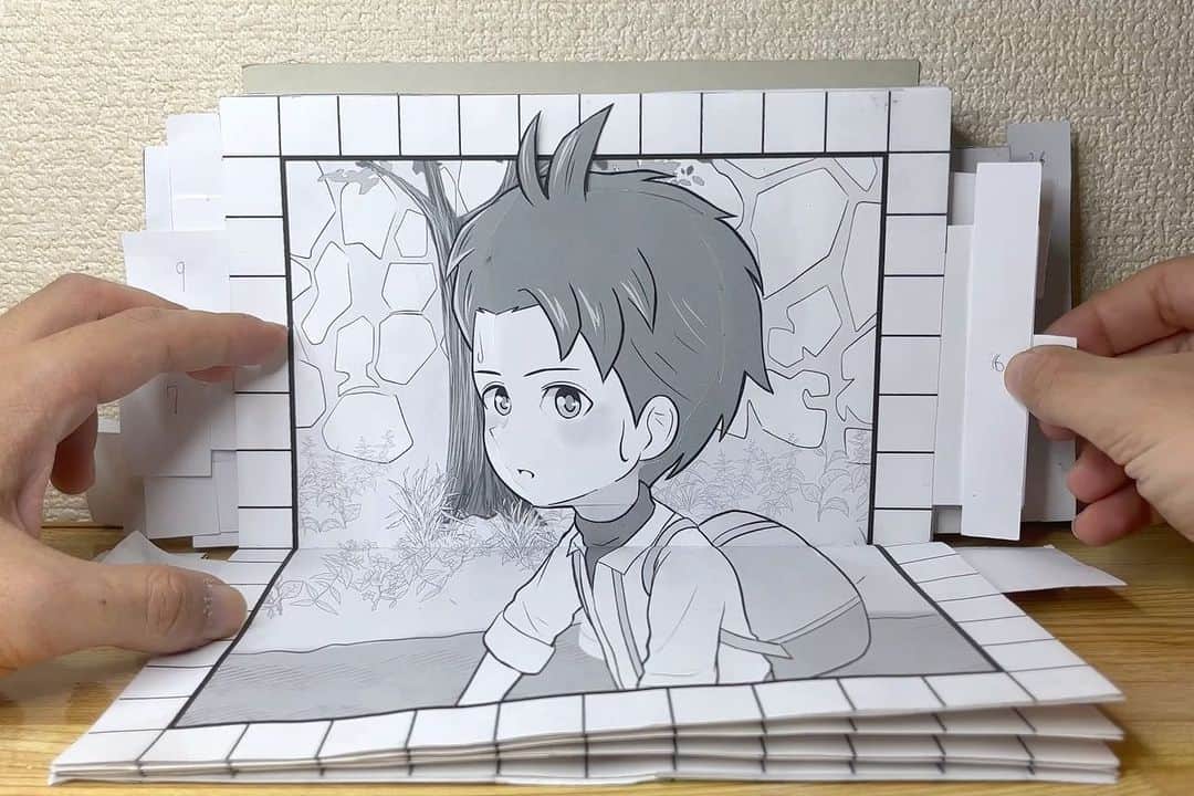 しんらしんげのインスタグラム：「『牧場物語 Welcome！ワンダフルライフ』が発売ということで本作をモチーフにとある家族の物語をノートで作ってみました。#PR #牧場物語　#牧場物語welcomeワンダフルライフ」