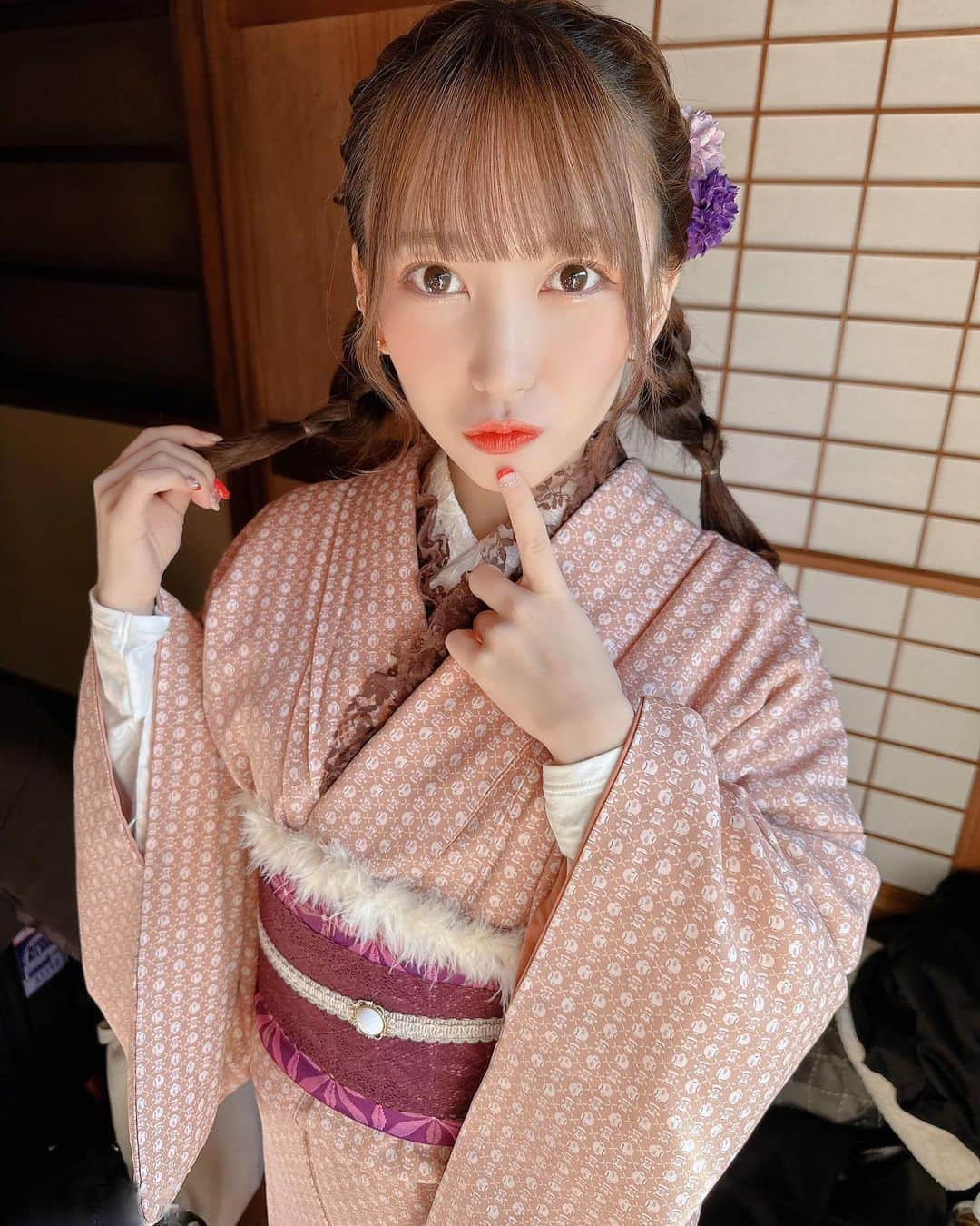 髙木由莉愛さんのインスタグラム写真 - (髙木由莉愛Instagram)「着物👘  #撮影会 #近代麻雀 #着物 #久しぶりの投稿 #編み込みアレンジ #アイドル #FESTIVE」1月25日 17時58分 - yuria_takaki