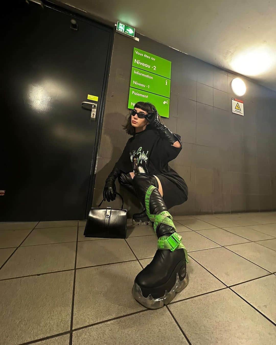 スウェアのインスタグラム：「AIR REV. XTRA HIGH 🖤💚@_larchange」