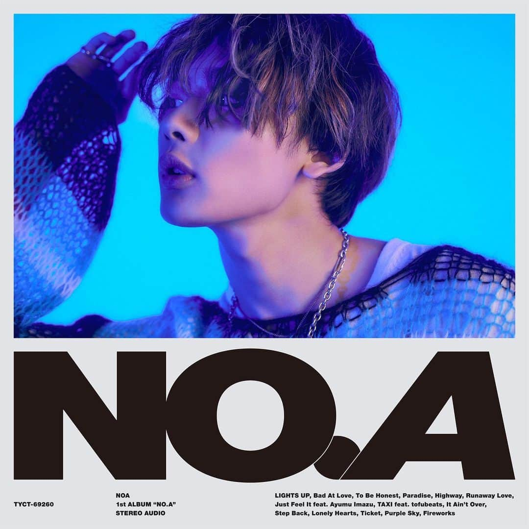 NOA（ノア）のインスタグラム：「Release Date :  2023.01.27 Purple Sky  2023.02.22 1st Album 「NO.A」  #NOA #numberA #Purplesky」