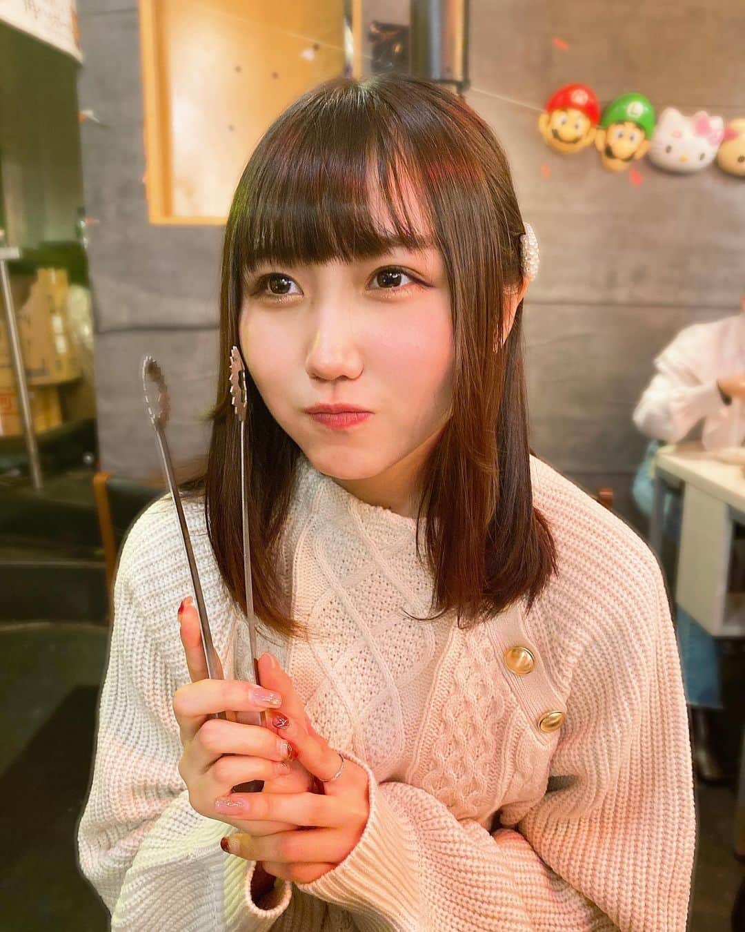 公野舞華さんのインスタグラム写真 - (公野舞華Instagram)「⁡ ⁡ ⁡ 焼肉デート感？？ ⁡ ⁡ ⁡」1月25日 22時24分 - comiqon_maika