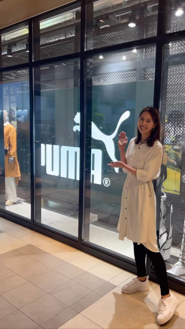 のインスタグラム：「PUMAストア福岡店にお邪魔してきました🐆♡ PUMAのコラボコレクションや最新のゴルフ商品がたくさんあって本当に楽しかったなぁ😍💛 皆さんも是非、遊びに来てください！  @pumajapan  @pumagolf_japan  @fukuoka_fashion_jp   #PUMA #pumaストア福岡 #ゴルフ #ゴルフ女子 #ゴルフコーデ #ゴルフウェア」