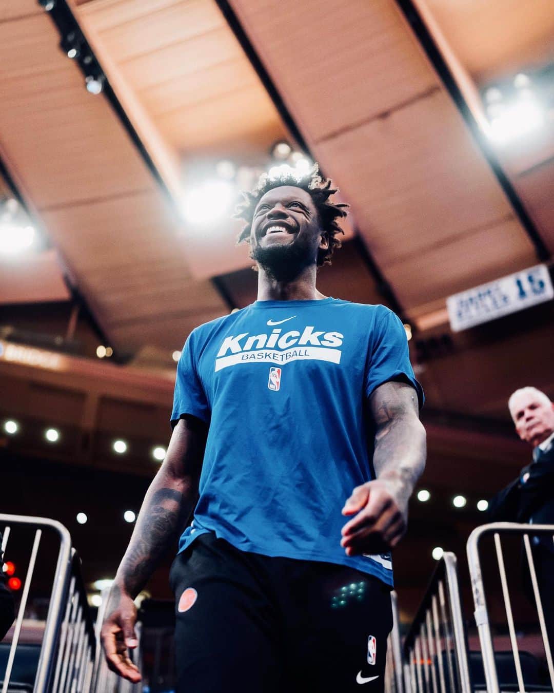 ジュリアス・ランドルのインスタグラム：「ENERGY IN @thegarden WAS INSANE! NEW YORK, THANK YOU 🙏🏿」