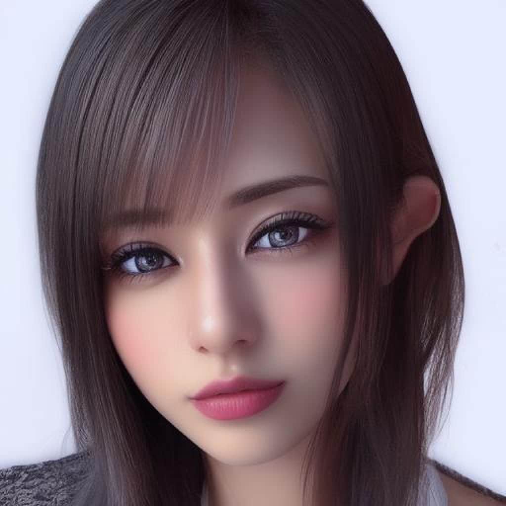 蒼井そらのインスタグラム：「#AIアバター #AI_avatar  こんな整った顔になりたいなぁ〜」