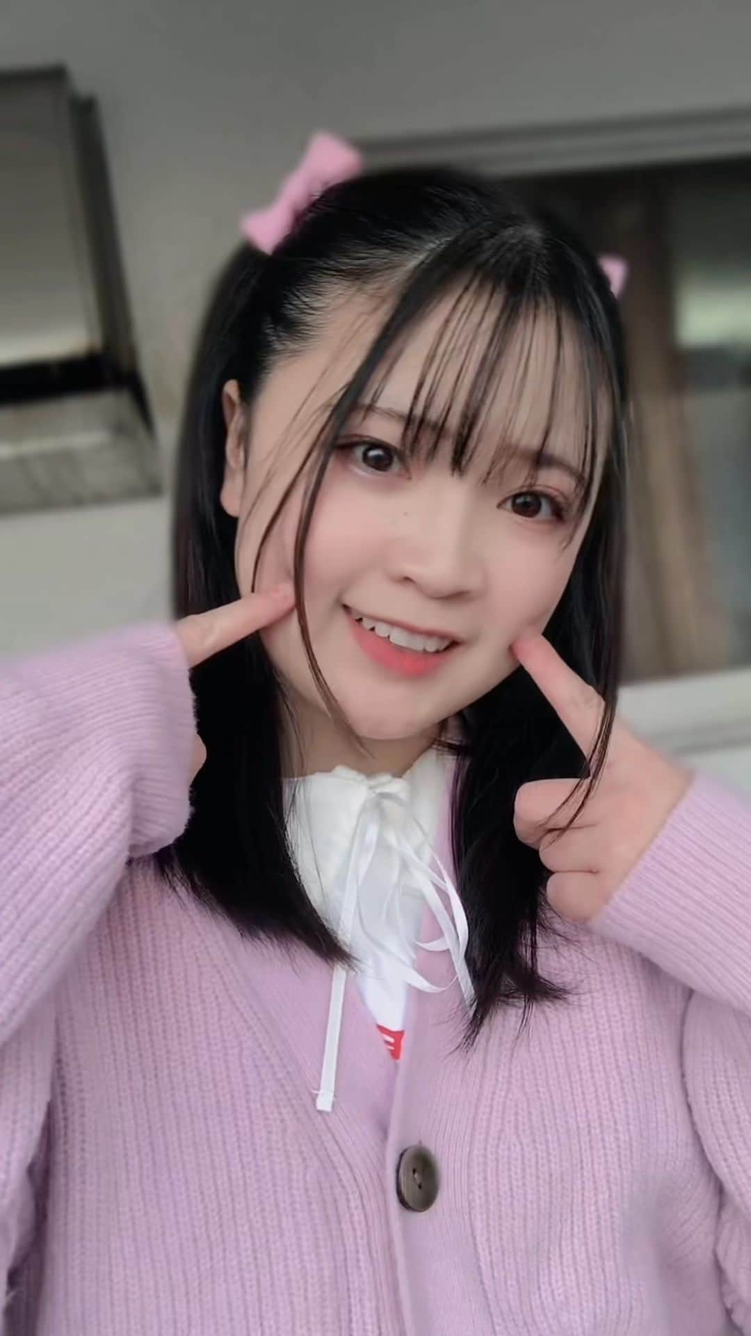 大野 一二三のインスタグラム：「可愛いー？ #現役アイドルちゅ #イコラブ #アイドル #アイドルになりたい #idol #followme #ハーフツイン #ピンク」