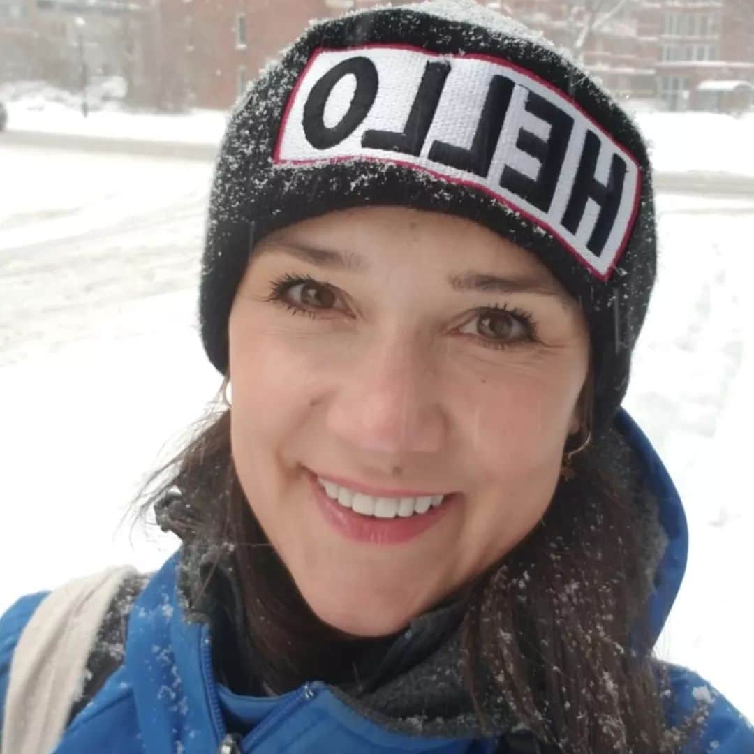 リュボーフィ・イリュシェチキナのインスタグラム：「To help create positive change for mental health, I am bringing smiles to this world 😁. On #BellLetsTalk Day, what actions will you be taking? Share your actions in the comments below! #BellAthletesConnect @bell_letstalk @bellathletesconnect」