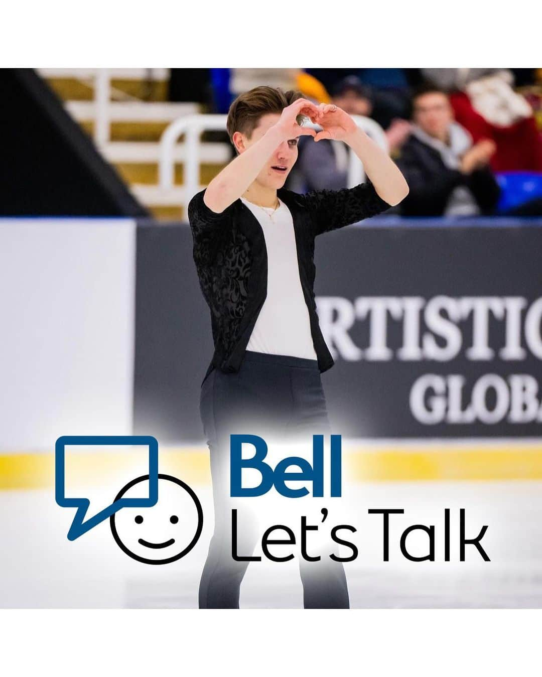 ローマン・サドフスキーのインスタグラム：「Today is #BellLetsTalk day ❤️ Spread some love, lend and helping hand, and remember to always reach out and speak up if you need help. #mentalhealthawareness #bellathletesconnect @bell_letstalk」