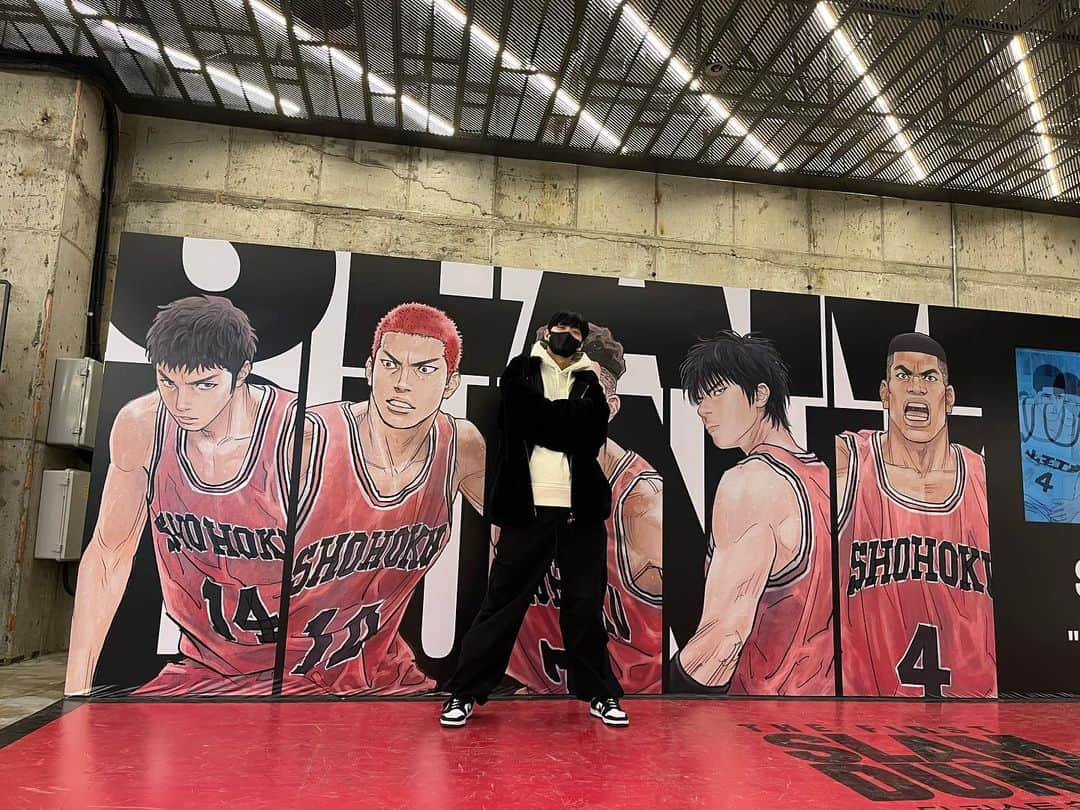 寺田拓哉のインスタグラム：「#🏀 左手はそえるだけ… • • #slamdunk #好きなキャラ #三井寿」