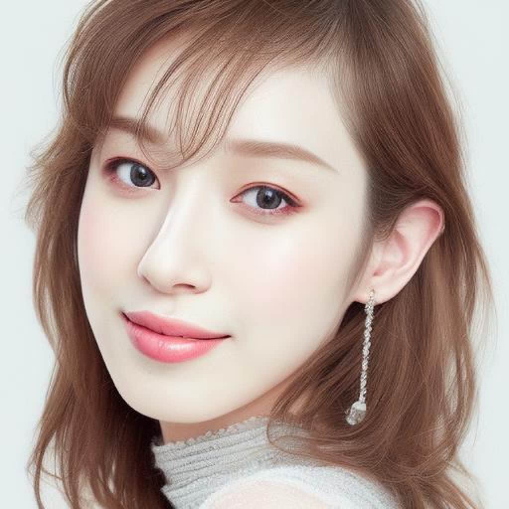 のインスタグラム：「. こっちは理想シリーズ🥹 メイクの参考になるねぇ✨✨  #aiアバター #snow」