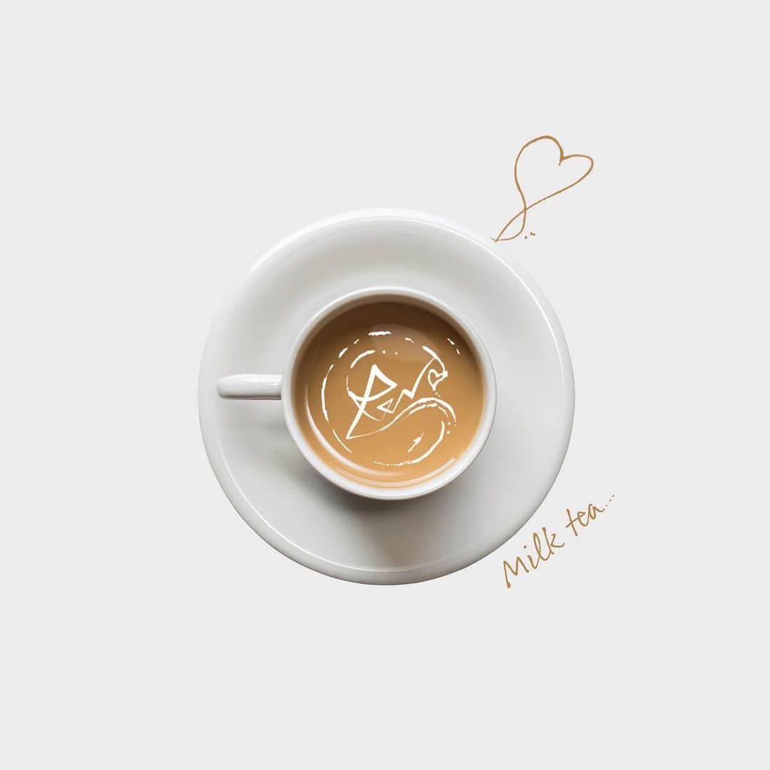 ReNのインスタグラム：「お待たせ！！ “Milk Tea” 本日リリースです☺︎  🎧RELEASE🎧  2023.1.27(Fri)release ReN New Digital single「Milk tea」 Out now☕️  @meg_201605」