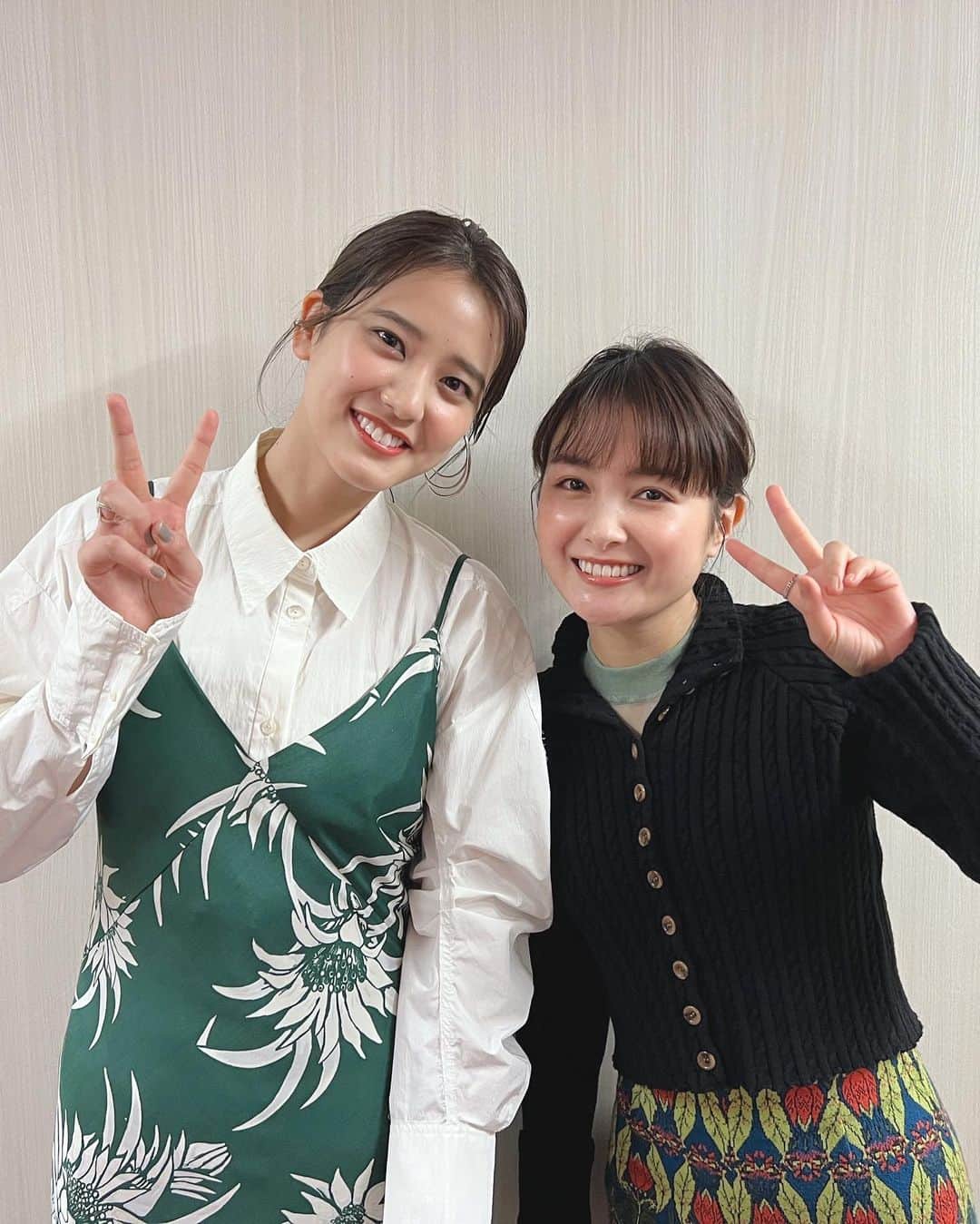 山崎紘菜のインスタグラム：「🌞 #ぽかぽか ありがとうございました❤️ わかなちゃんと出演させていただきました❤️  明日は#三千円の使いかた 第4話！みてねぇ〜〜💸  #あだ名武士になった」