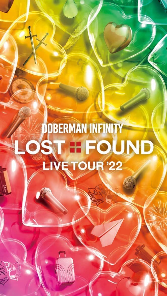 DOBERMAN INFINITYのインスタグラム：「3月8日(水)発売！ DOBERMAN INFINITY LIVE TOUR 2022 “LOST+FOUND” DVD&Blu-rayジャケット、ティザー映像、そして特典画像が解禁‼️  特典映像として、初めて全国TOURでの全LIVE会場での裏側密着映像も収録🎥  初回生産限定盤には24曲収録の完全版「LOST+FOUND」をCDとして封入💿  ●初回生産限定盤 ¥6,500- (税別) ＜Blu-ray / DVD 収録内容＞ ・LIVE本編 (全25曲) ・特典映像「LIVE TOUR 2022 “LOST＋FOUND” 全公演裏側ドキュメント」 ＜CD収録内容＞ ・ 「LOST+FOUND」完全盤(CD2枚組 全24曲収録)  ●通常盤 ¥5,000- (税別) ＜Blu-ray / DVD 収録内容＞ ・LIVE本編 (全25曲) ・特典映像「LIVE TOUR 2022 “LOST＋FOUND” 全公演裏側ドキュメント」  ＜共通封入特典＞ “LOST+FOUND” TOUR ロゴステッカー  ＜全国CD SHOP・EC 先着購入者特典＞ A3サイズ オリジナルファブリックポスター  【LDH official mobile CD/DVD SHOP・We are D.I OFFICIAL CD/DVD SHOP限定】 ●初回生産限定盤 (Blu-ray / DVD)＋B2カレンダー(2023.4〜2024.3 13枚) ￥8,000- (税別) ●通常盤 (Blu-ray / DVD) ＋B2カレンダー(2023.4〜2024.3 13枚) ￥6,500- (税別) ＜先着購入者特典＞ “LOST+FOUND” TOUR オリジナルラミネートPASS」