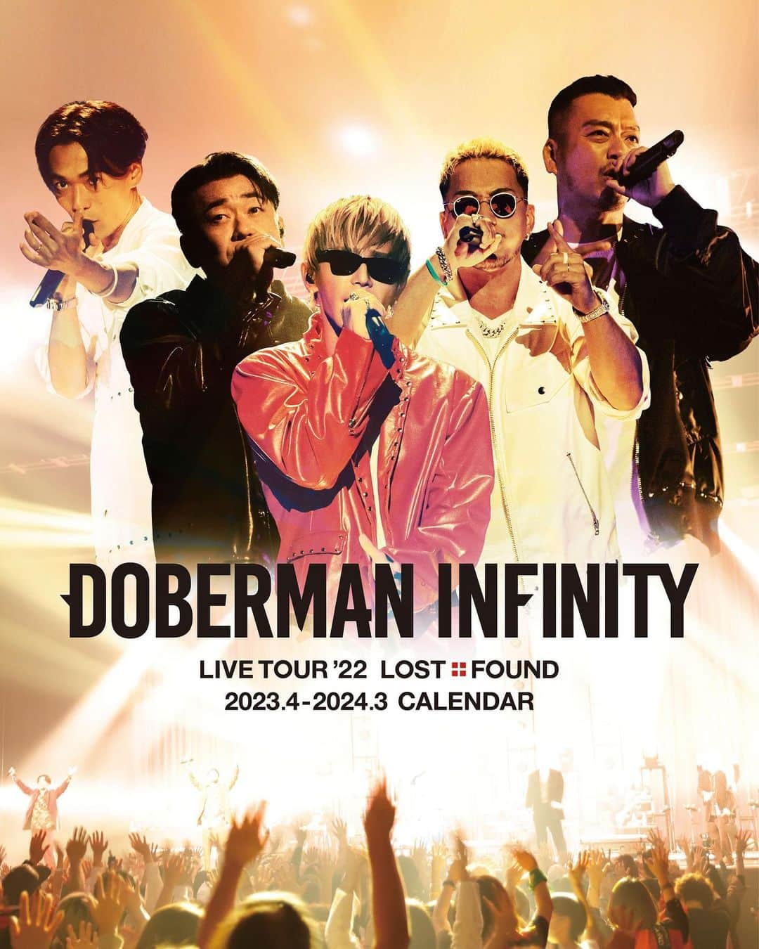 DOBERMAN INFINITYのインスタグラム：「【LDH official mobile CD/DVD SHOP・We are D.I OFFICIAL CD/DVD SHOP限定】 カレンダーの表紙はこちら✨  皆様のご予約お待ちしております💥  #dobermaninfinity  #lostandfound」