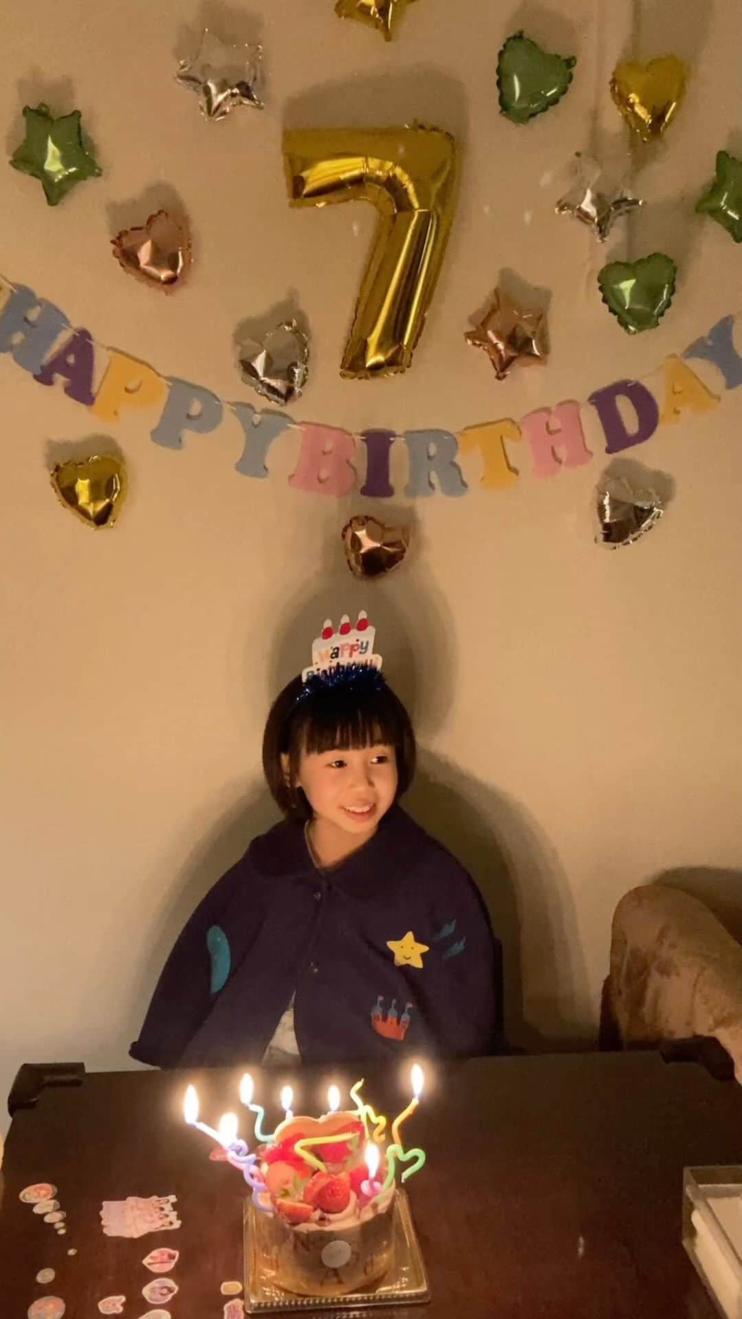 木暮栄一のインスタグラム：「Happy Birthday Omedeto 7 years old!!!!!!!」