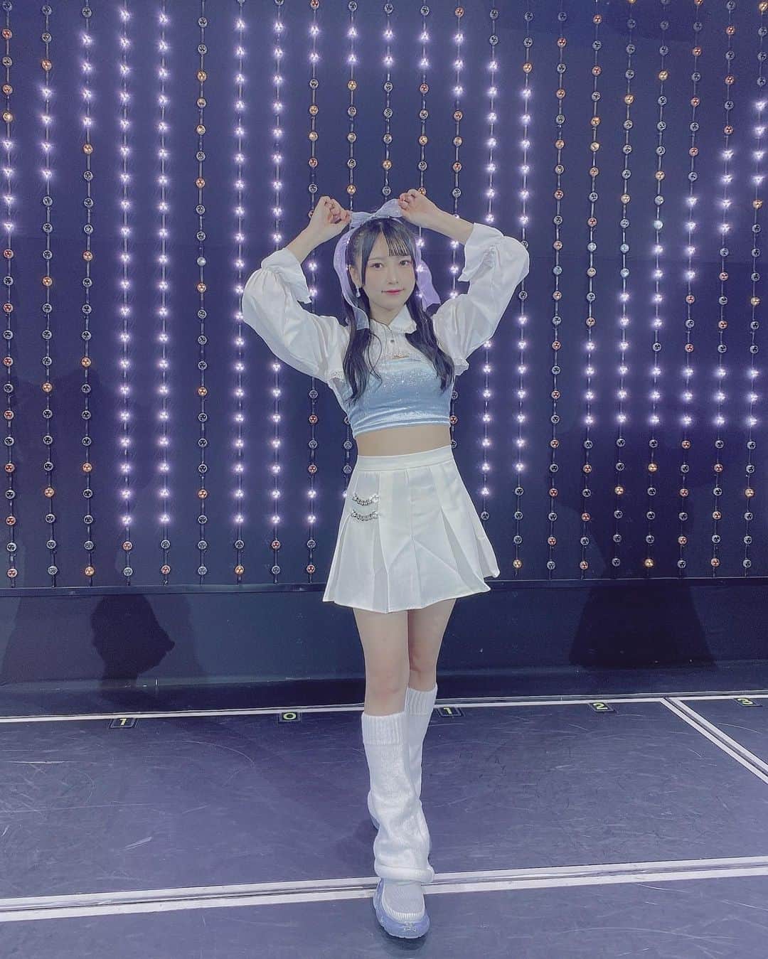 のインスタグラム：「W1N-C💎  #NMB48#W1NーC#アイドル#アイドル衣装#水色#水色コーデ」