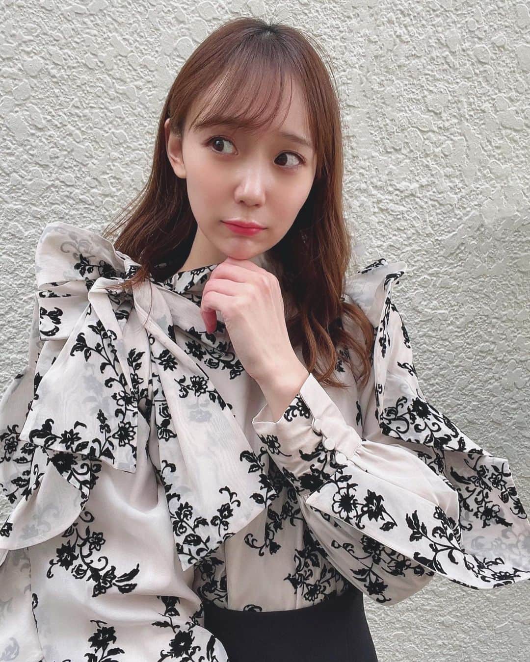 大段舞依のインスタグラム：「⁡ ⁡ ⁡ 少しだけメイク変えた日💄part2 ⁡ 寒すぎるけど皆さん体調いかがですか？ ⁡ ⁡ #メイク #snidel  ⁡」