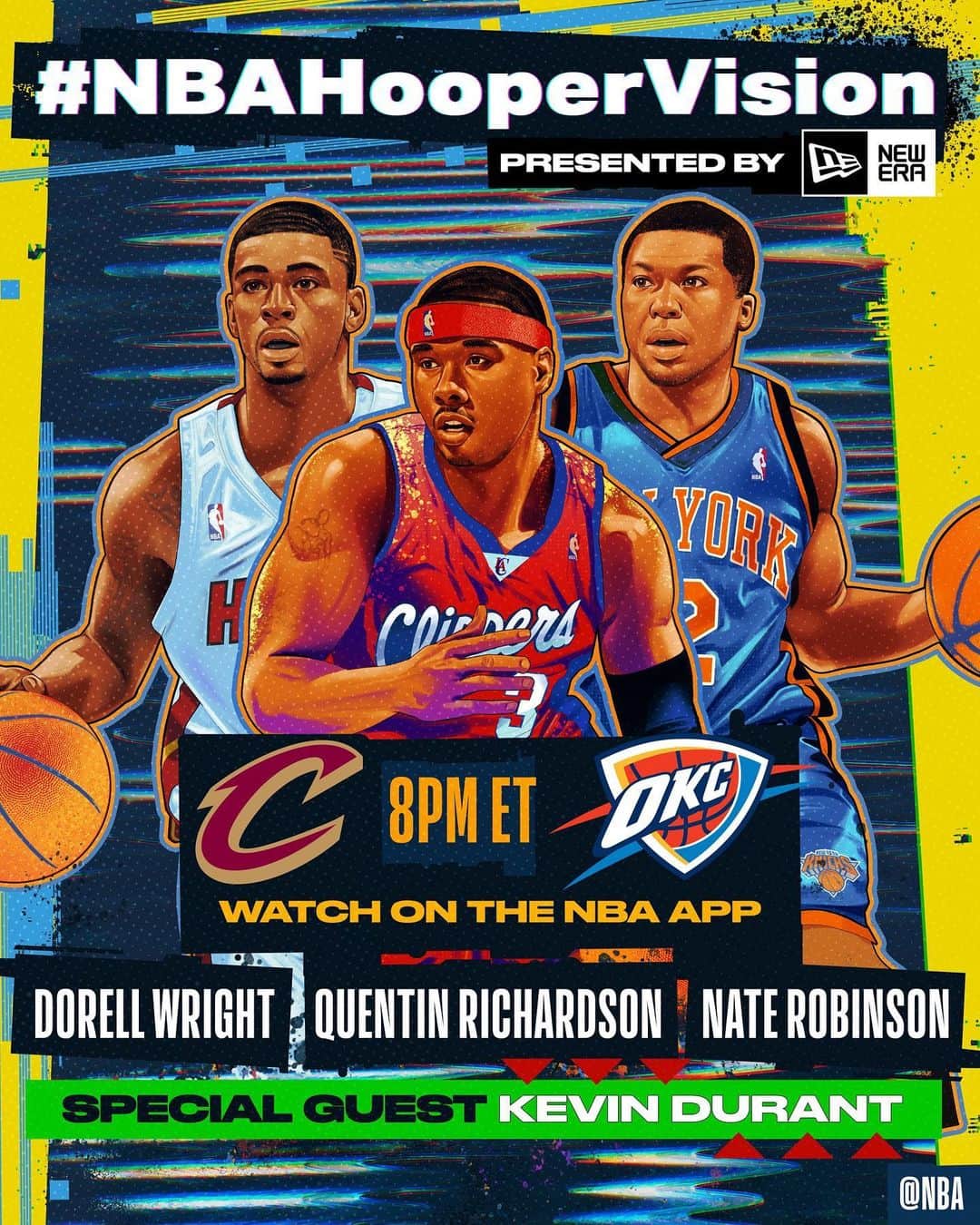 ネイト・ロビンソンのインスタグラム：「Y’all know what it is , tune in it’s a must watch  me & the brodies @qrich / @dwrightuno on #NBAHopperVision presented by @neweracap 2night we have a very special guest I know y’all gone love 📸gang lol aka @easymoneysniper aka #slimreaper #durantula so pull up」