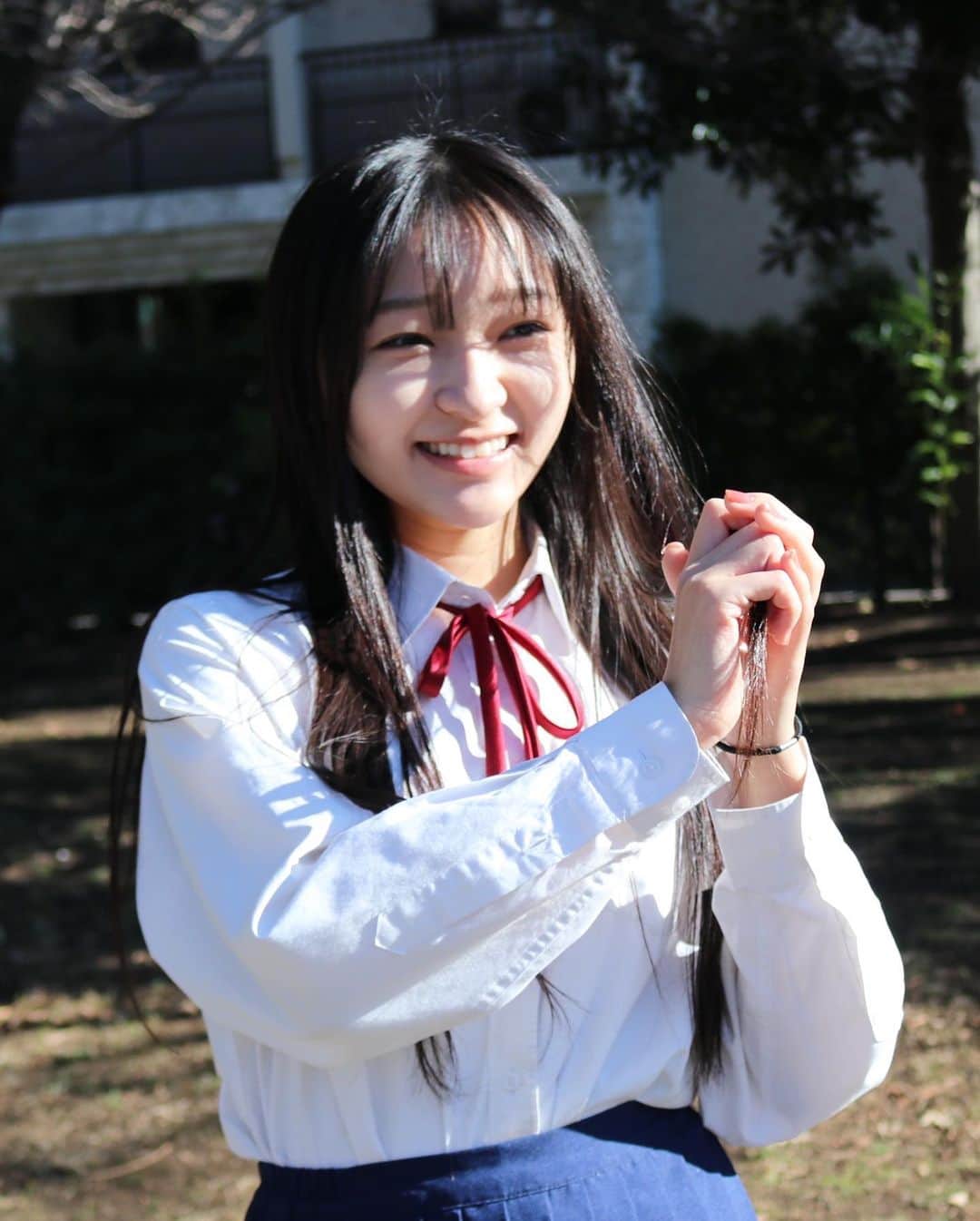 のインスタグラム：「快晴☀️ ・ ・ #休日の朝  #快晴  #朝の公園   #goodmorning  #fineday  #walkinthepark  #naturephotography  #girlportrait #actress #actor #girl #photography #portrait #japanesegirl #portraitphotography #daily_phot_jpn #japan_daytime_view」
