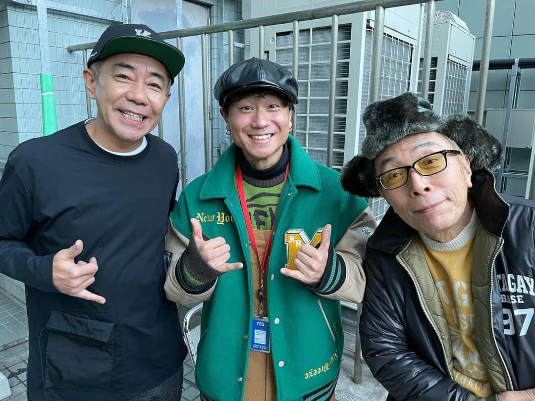 のインスタグラム：「2023.1.28 TBSラジオ 「土曜朝6時#木梨の会 。」  @kinashinoshell   本日もご一緒させていただき、 ありがとうございました🤩✨  エキサイティングしていきます‼️  世田谷博物館 世田谷ベース楽しみにしています🙇‍♂️✨  #木梨の会 #木梨憲武　先生 @noritakekinashi_official  #所ジョージ　先生 #DAPUMP #サンライズムーン #さんらいずむーん #サンズム」