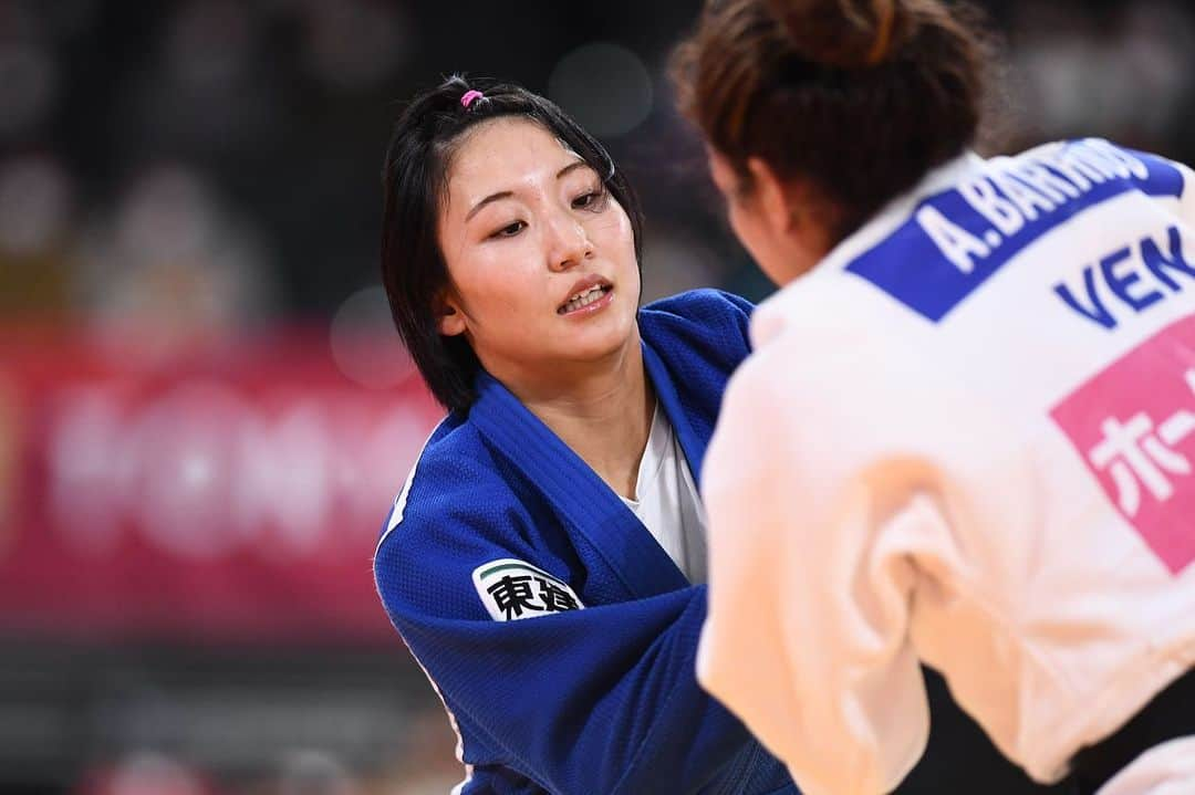 テレビ東京「柔道」のインスタグラム：「女子63kg級 #渡邉聖子 選手 銀メダル🥈  Photo:ItaruChiba #グランドスラム東京 #柔道 #GSTokyo」