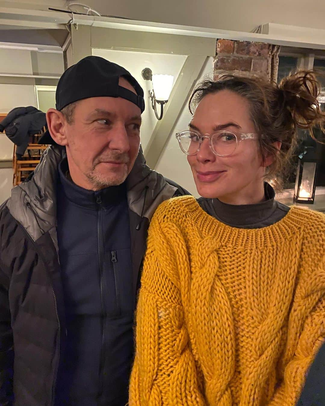 レナ・ヘディのインスタグラム：「7 hundred and 65 years later. Reunited … Ian Hart .. You haven’t changed a bit .. ❤️」