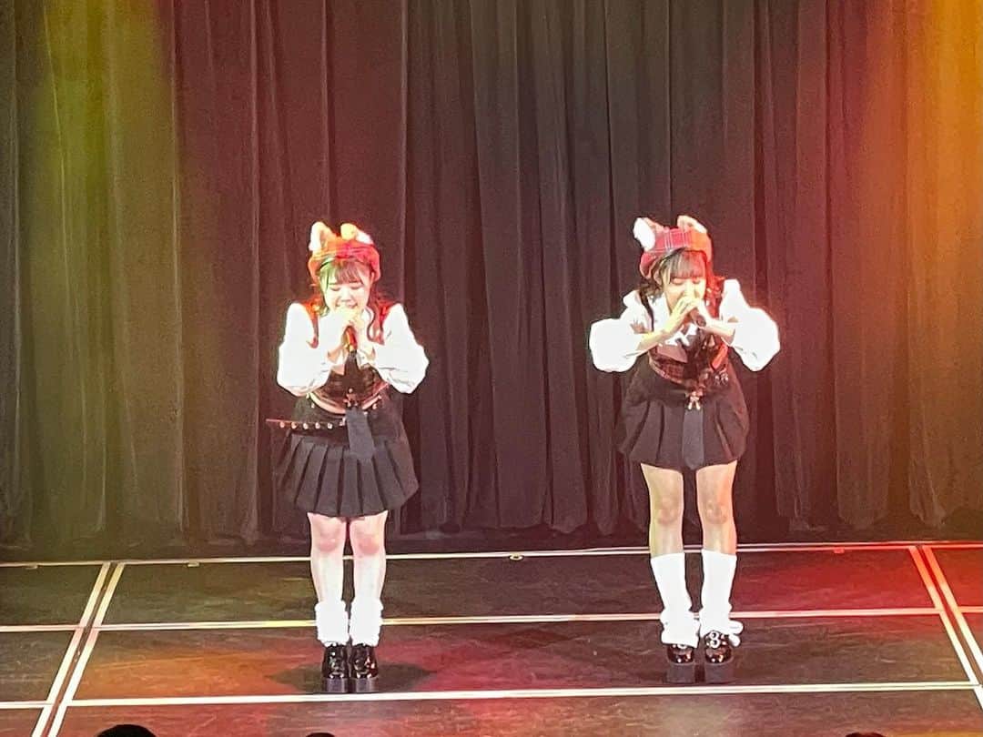 岡本怜奈さんのインスタグラム写真 - (岡本怜奈Instagram)「♡ オオカミさん🐺❤️ ⁡ #狼とプライド ゆいなちゃんと一緒に大好きなユニットできて嬉しかったよ( *´艸｀).:*♡ ♡ ♡ #nmb48 #出口結菜 #岡本怜奈 #W1NーC #W1NーCの一味 #出航  #CチームisWIN #冠ライブ #happy #Instagood  #アイドル #idol #아이돌 #팔로우 #추천」1月28日 20時08分 - renatan1222