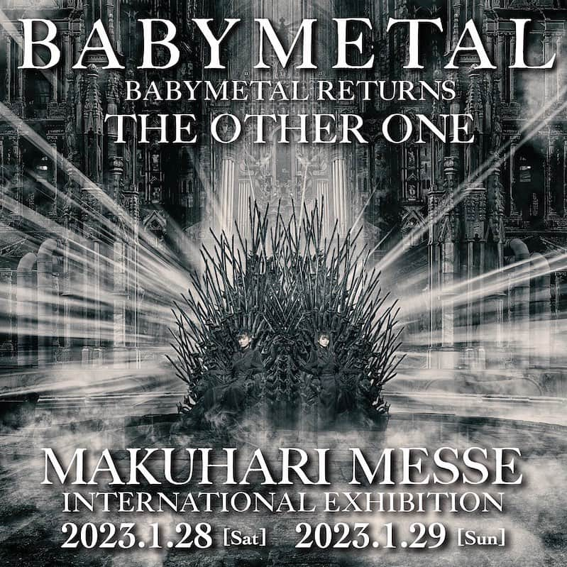 BABYMETALさんのインスタグラム写真 - (BABYMETALInstagram)「BABYMETAL 幕張公演1日目終了!!🏴🦊  Playlist 公開🔥 『BABYMETAL RETURNS - THE OTHER ONE -』のセットリストを音楽配信サービスにて配信中🎧 ※未配信の楽曲は後日追加いたします。  #BABYMETAL #THEOTHERONE #ネタバレ注意」1月28日 20時16分 - babymetal_official