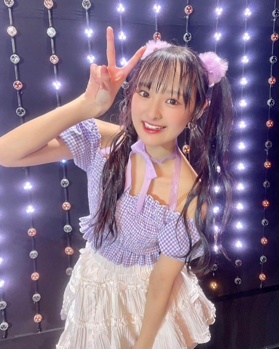 岡本怜奈のインスタグラム：「♡ パープル担当💜 ♡ ♡ #nmb48 #岡本怜奈 #れなたん #紫  #W1NーC #W1NーCの一味 #出航  #CチームisWIN #冠ライブ #happy #Instagood  #アイドル #idol #아이돌 #팔로우 #추천」