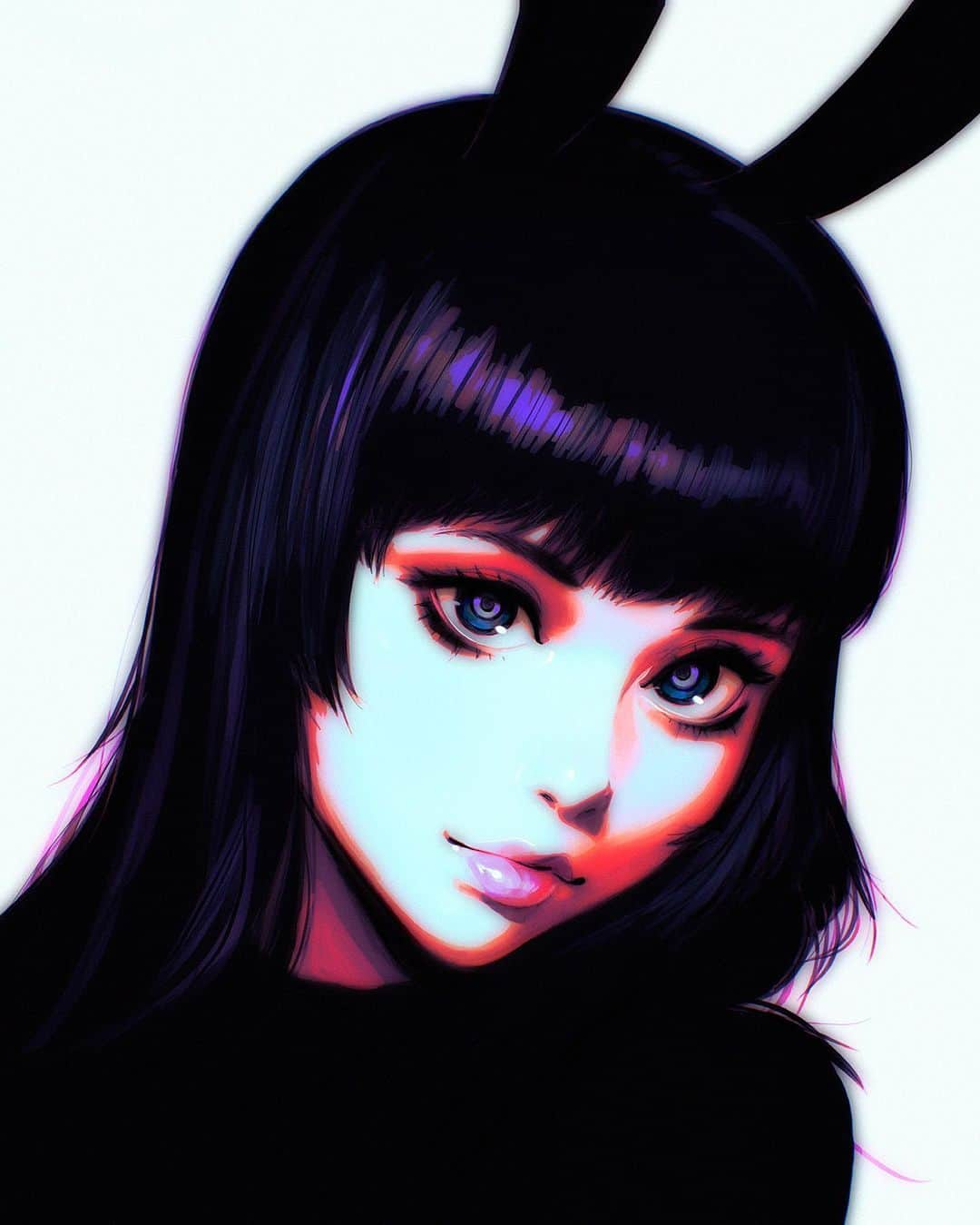 イリヤ・クブシノブ さんのインスタグラム写真 - (イリヤ・クブシノブ Instagram)「black rabbit」1月5日 10時35分 - kuvshinov_ilya