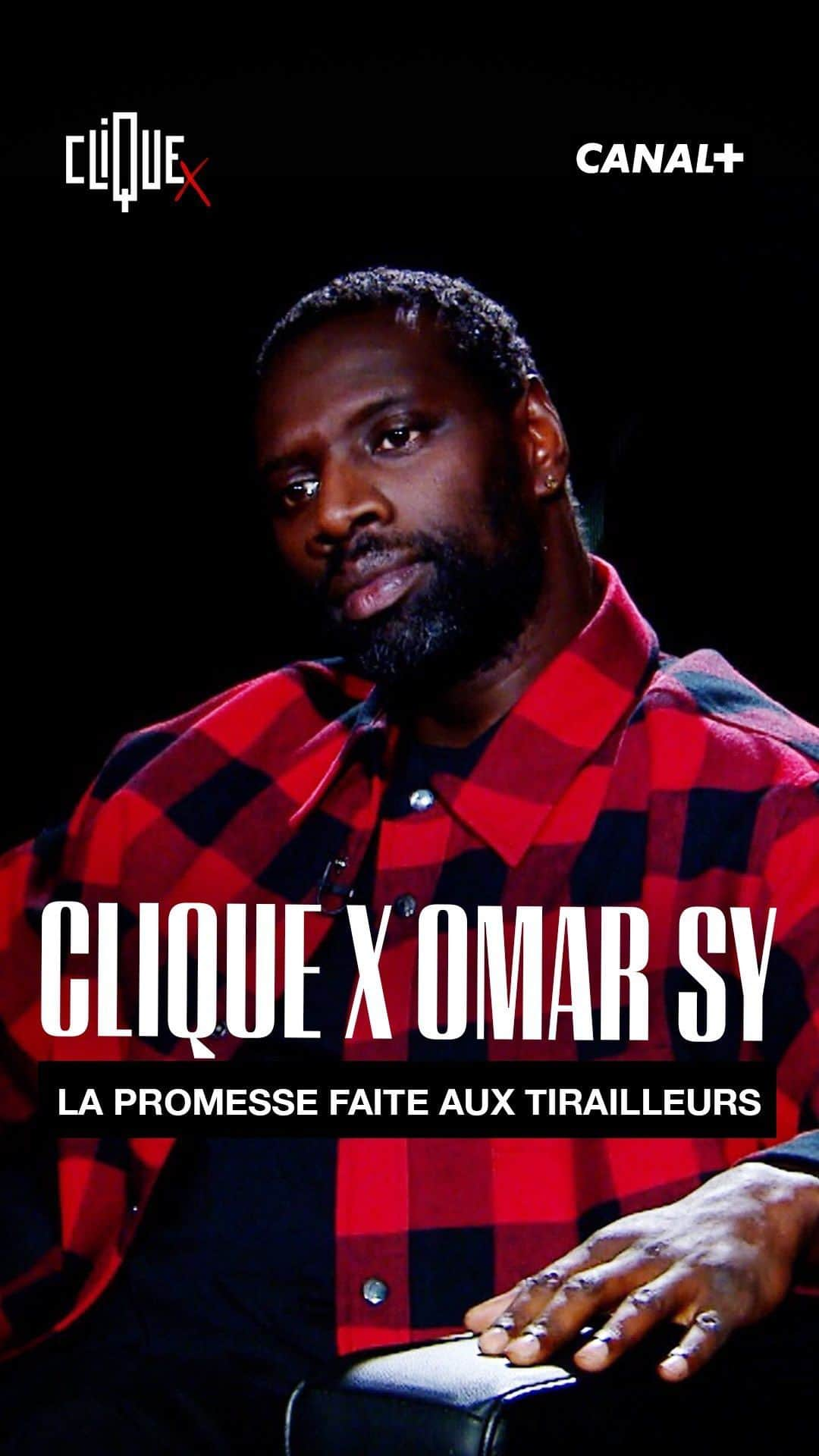 オマール・シーのインスタグラム：「"Tout le monde a besoin d’une France qui regarde dans la même direction." - Clique x Omar Sy, disponible en intégralité sur YouTube et myCANAL (lien en bio).」