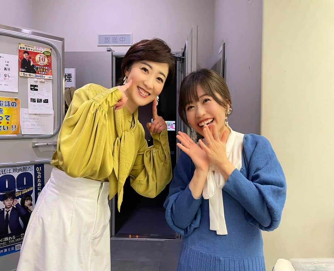 池尻和佳子さんのインスタグラム写真 - (池尻和佳子Instagram)「仕事始めのすみれ様と😍  今月は選抜女子駅伝北九州大会のリポートも務めますよ。「タダイマ！」だけに留まらないすみれちゃんの活躍にご期待ください🍀」1月5日 16時32分 - wakako_ikejiri_rkb