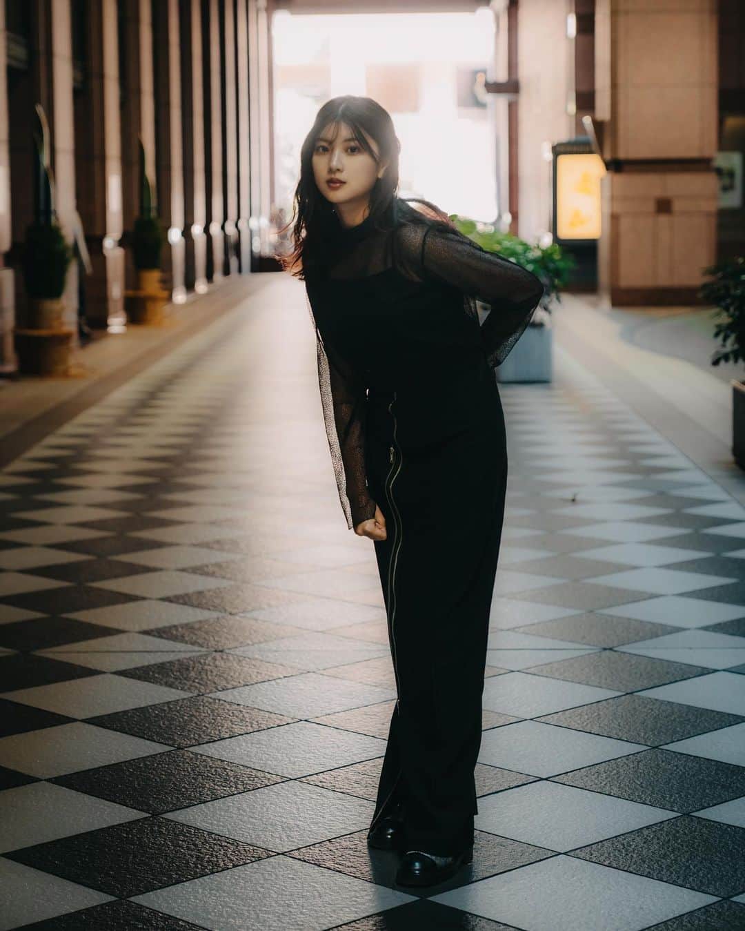 のインスタグラム：「◼️◻️◼️◻️ 　 camera @xx_s_a_i_xx  make @h920189」