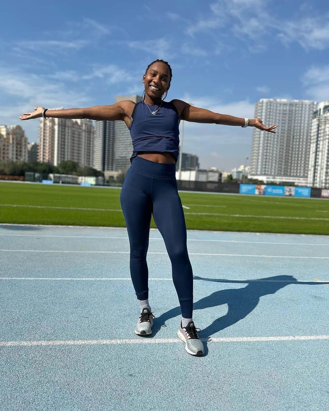 ビアンカ・ウィリアムズのインスタグラム：「Back in my happy place 🤩🤩 Training camp 1 is underway 💪🏾」