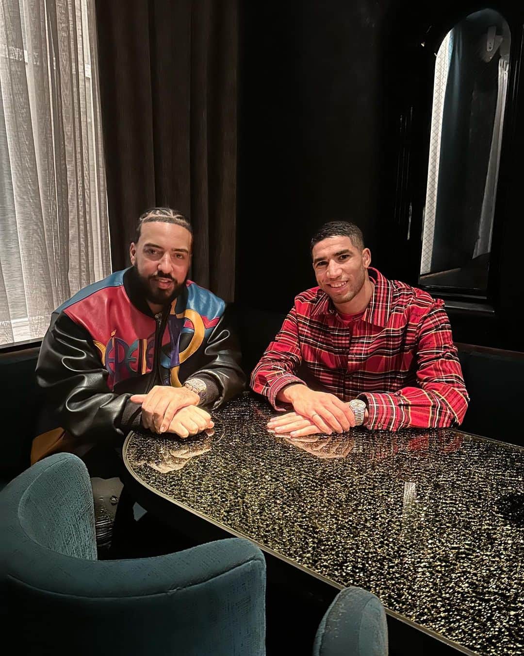 フレンチ・モンタナのインスタグラム：「DIMA MAGHRIB 🇲🇦🇲🇦 @achrafhakimi  Cb6 dropping midnight 🕛」