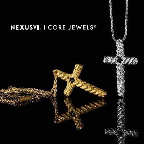 コアジュエルスのインスタグラム：「Collaboration Archives | NEXUSVII | COREJEWELS®︎ #corejewels  #blackdiamond  #bracelet #art #fashion #jewelry #corejewelsnexusⅶ  #streetfashion  #street  #corejewelscustom #custom #fullorder #madetoorder #corejewelslab」