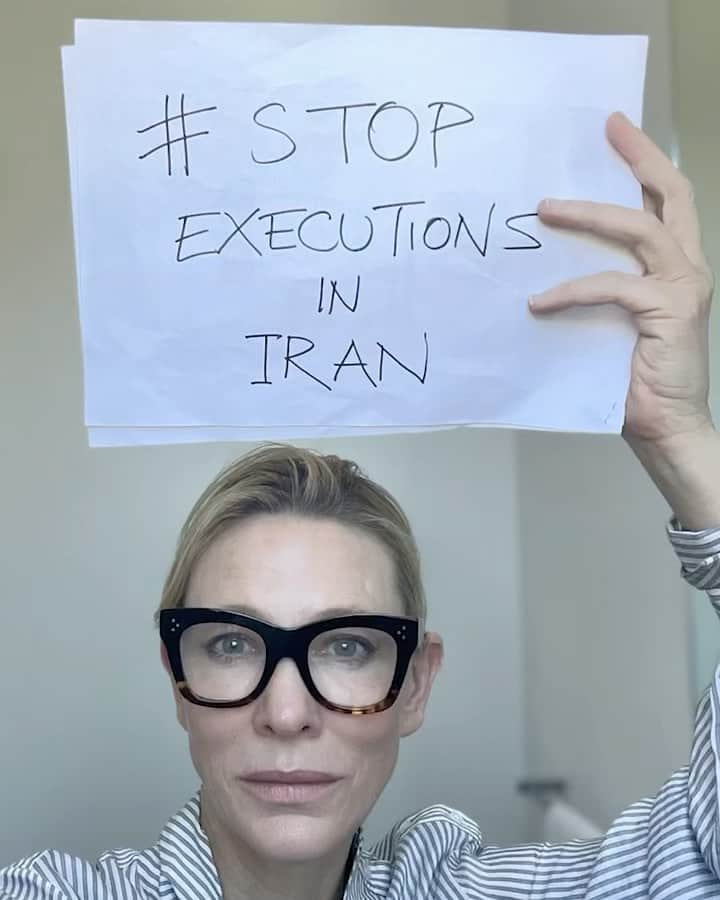 ユージン・バードのインスタグラム：「✊🏽🙏🏽 #StopExecutionsInIran」