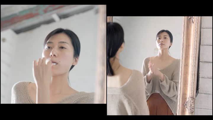 井上貴美のインスタグラム：「今日から仕事始め。 朝の新鮮な空気を吸って、撮影に向かう幸せ。  そして事務所で素敵な動画をつくって頂きました。  くま🐻‍❄️も出演していて、宝物のような作品となりました🌿」