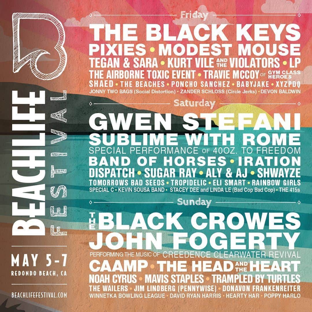 トラビ・マッコイのインスタグラム：「I’ll be playing @beachlifefestival this year! Tickets are on sale now beachlifefestival.com 🏖️」