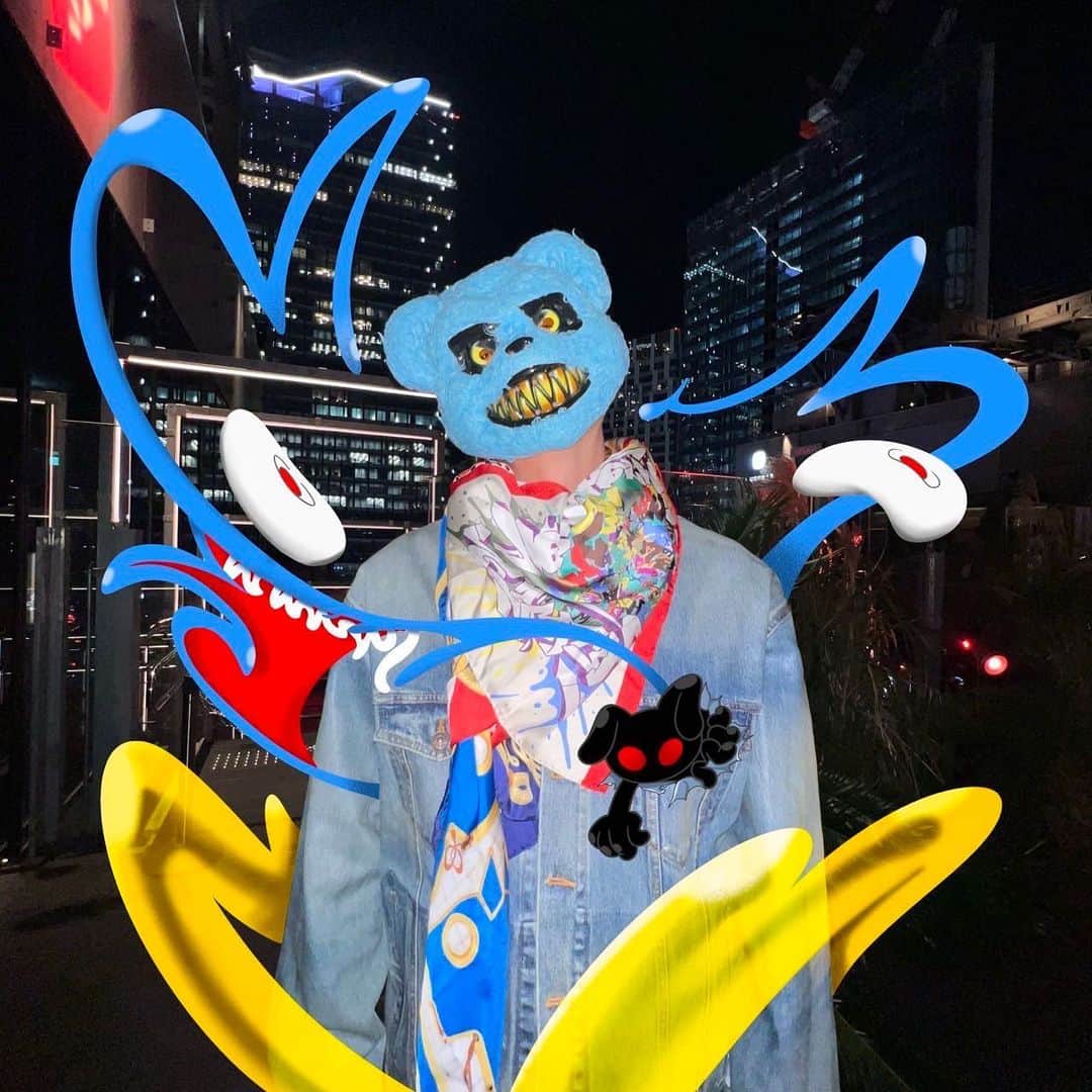 のインスタグラム：「@coinparkingdelivery_art  良き #coinparkingdelivery   #くろうさぎ #WhoAmITour」