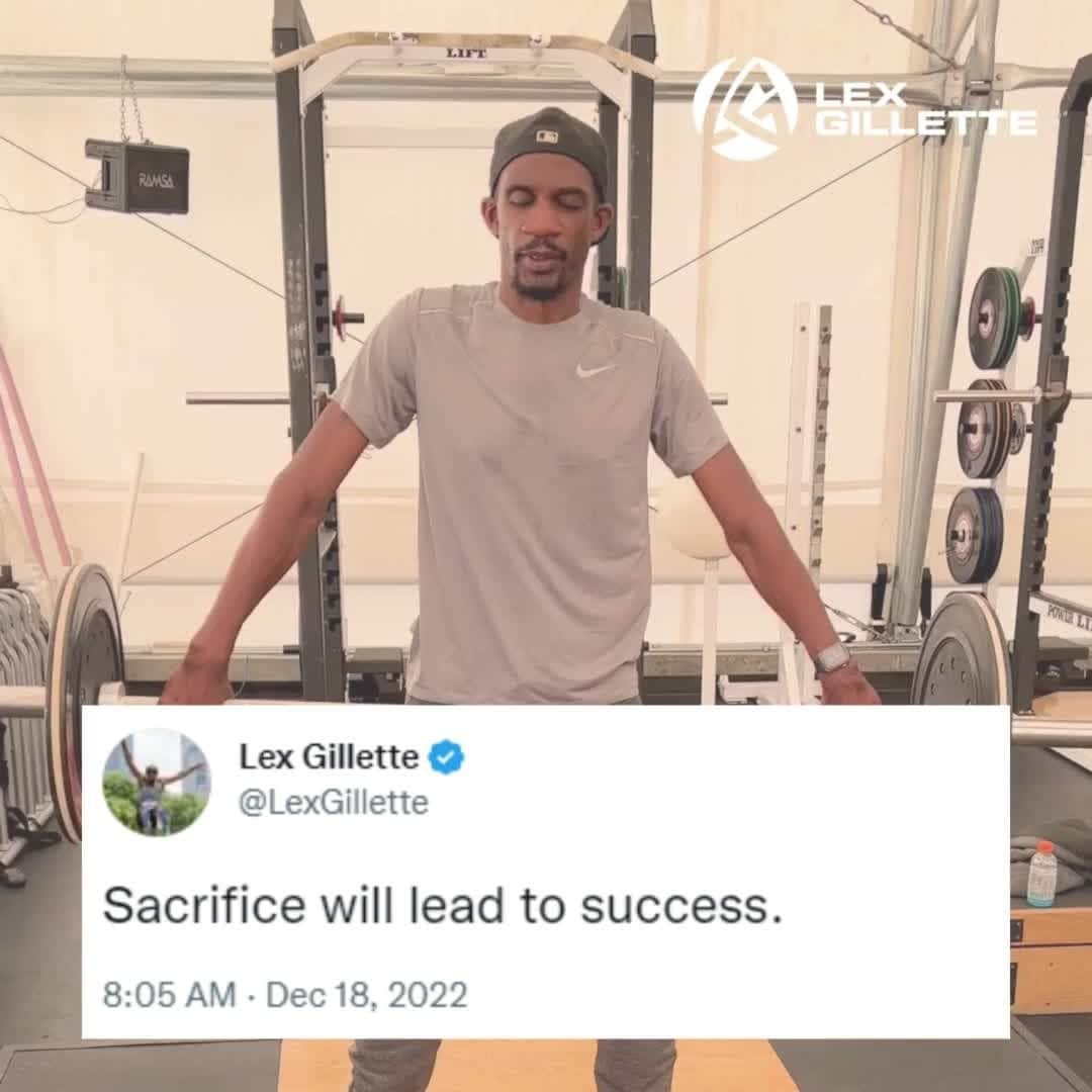 レックス・ジレットのインスタグラム：「Lasting success never comes freely.   #FLY #inspirational #motivation #athlete #corporatespeaker #author #lexgillette #vision #success #goals #2023 #noneedforsightwhenyouhaveavision」