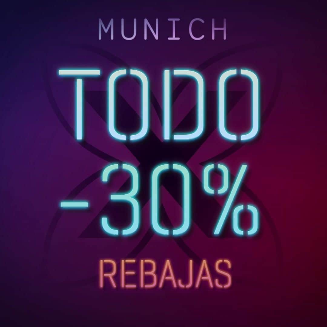 ミュニックのインスタグラム：「Rebajas que realzan tu mood 🔝 . #MunichSports #MunichFashion #Fashion #Moda #Sneakers」