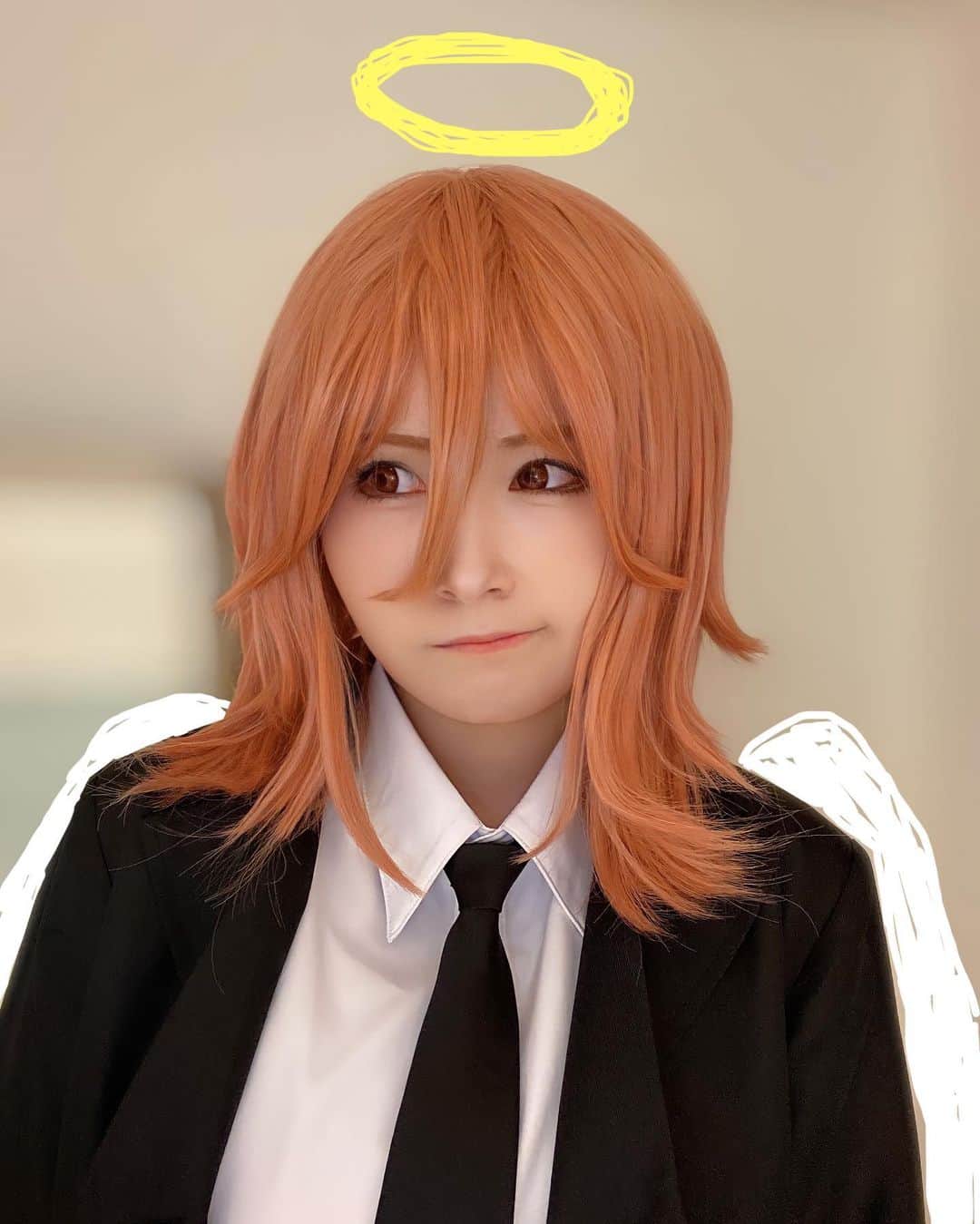 のインスタグラム：「👿  #チェンソーマン #天使の悪魔  #コスプレ #宅コス」