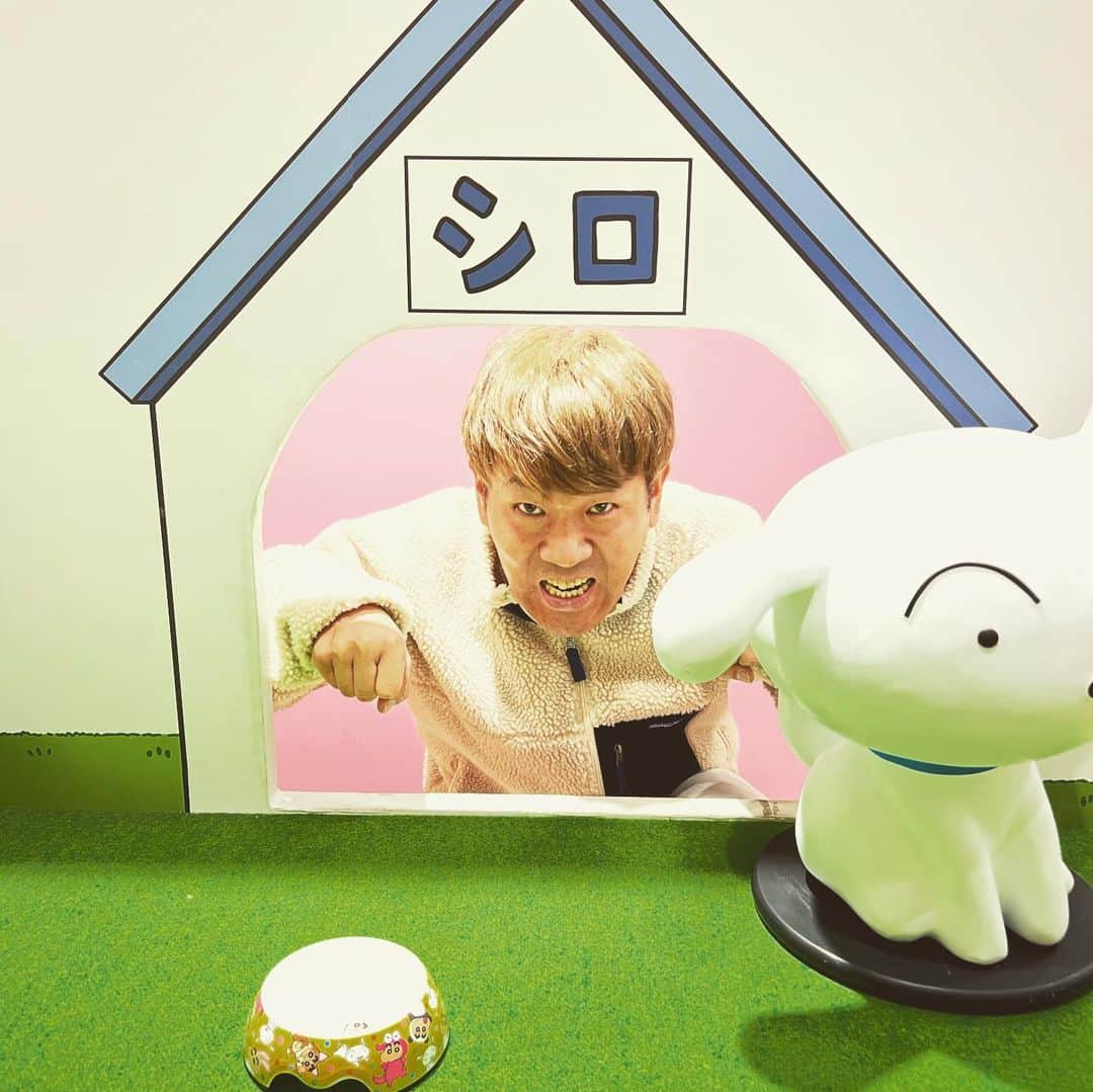 藤本敏史のインスタグラム：「越谷レイクタウンのクレしんショップ。 プスライトって何やねん！笑」