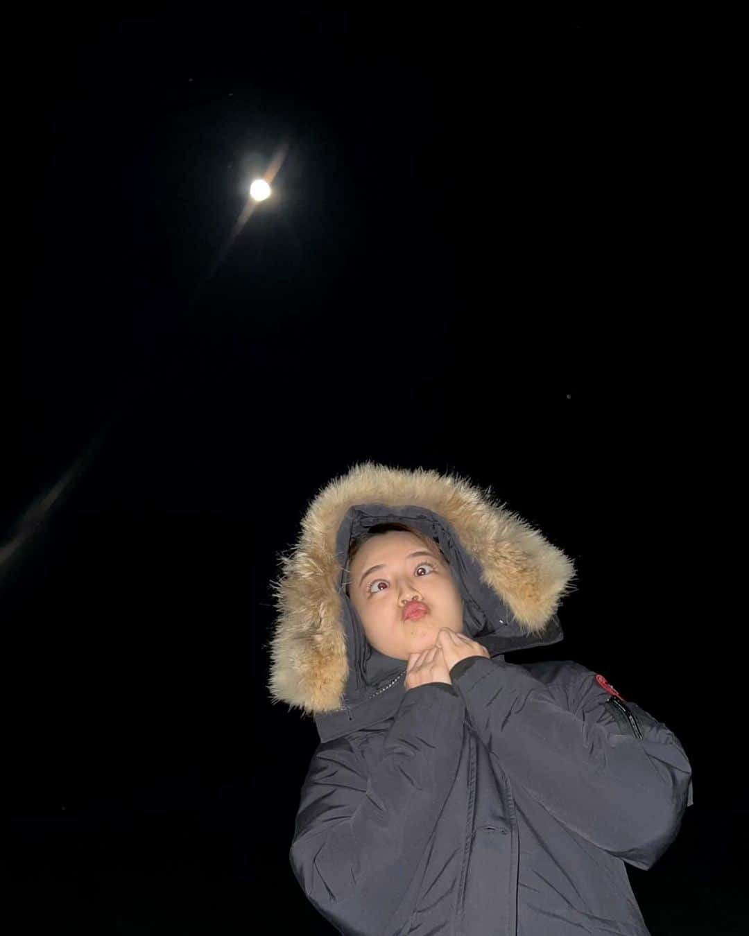 富久美玲のインスタグラム：「_ . 今年最初の満月🌕🤲 沢山のパワー浴びて良いスタートに！ .」