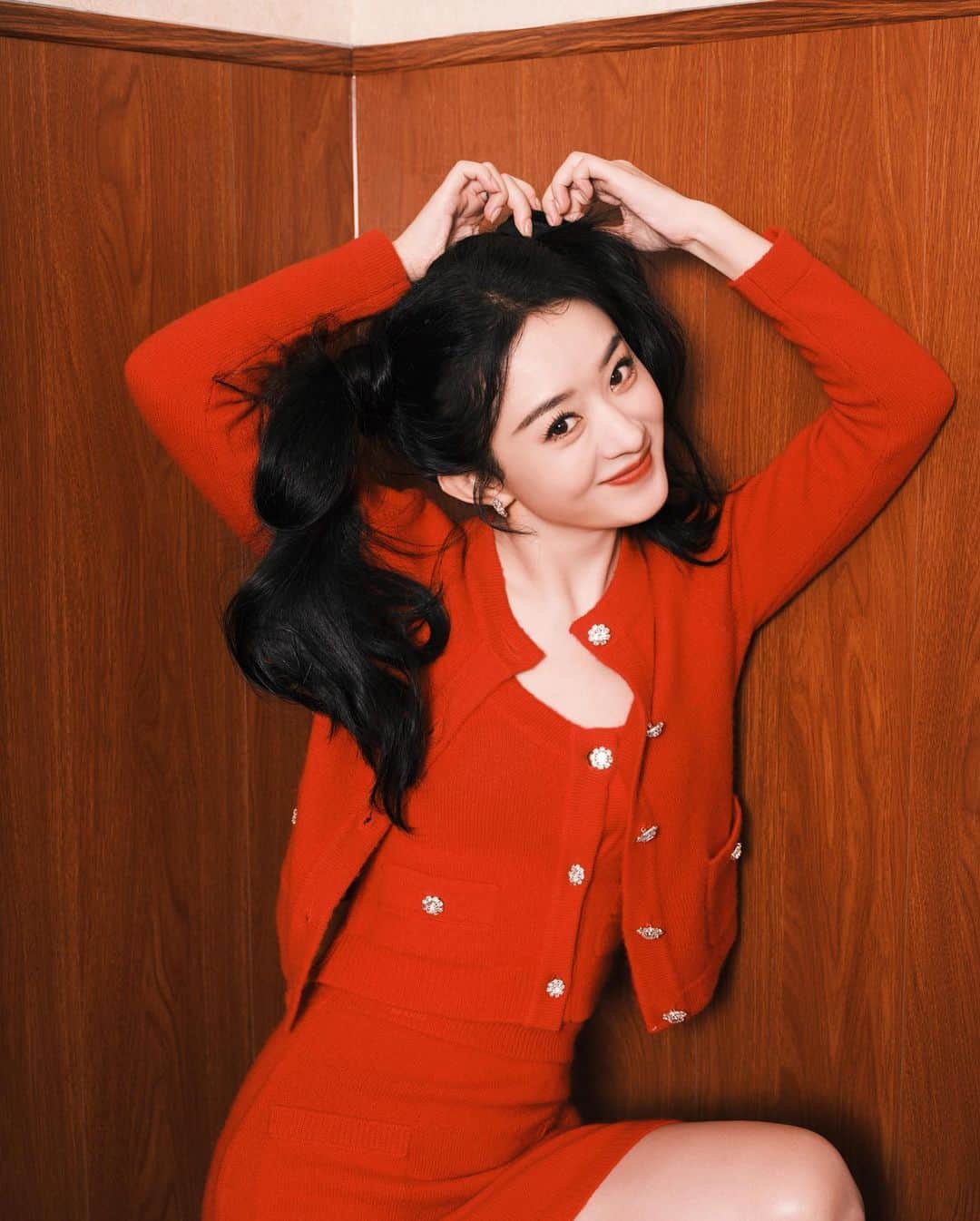 チャオ・リーインのインスタグラム：「❤️」