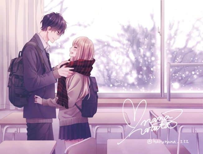 春田ななのインスタグラム：「. もう9日ですが… あけましておめでとうございます！  2023年はキス起こ。の連載再開目指して頑張ります。 再開に向けて水面下では動き出しているのですが クリスタの使い方やら色々忘れてて老化を感じました。。。 徐々に取り戻していきたいです😇  今年もよろしくお願いします✨」